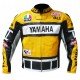 New Mens Yamaha Motorcycle Cow Hide Leather Jacket