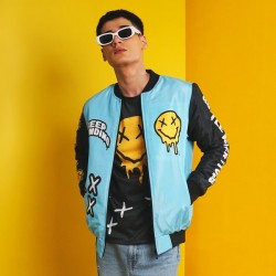 JacketsThreads - Keep Grinding Bomber Jacket JacketsThreads - Keep Grinding Bomber Jacket