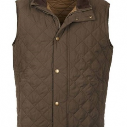 Kevin Costner Yellowstone John Dutton Brown Quilted Vest