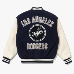 LA Dodgers Navy Varsity Baseball Jacket LA Dodgers Navy Varsity Baseball Jacket