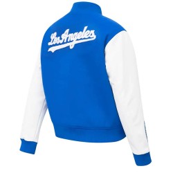 LA Dodgers Royal Varsity Wool/leather Jacket LA Dodgers Royal Varsity Wool/leather Jacket