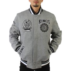 LA Kings Gray Varsity Wool Jacket LA Kings Gray Varsity Wool Jacket
