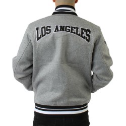 LA Kings Gray Varsity Wool Jacket LA Kings Gray Varsity Wool Jacket