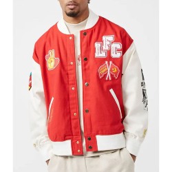 LFC Converse Red Varsity Jacket