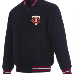 Letterman Minnesota Twins Navy Blue Wool Jacket Letterman Minnesota Twins Navy Blue Wool Jacket