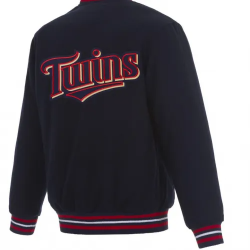 Letterman Minnesota Twins Navy Blue Wool Jacket Letterman Minnesota Twins Navy Blue Wool Jacket