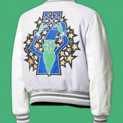 Lil Durk Off White Bomber Jacket Lil Durk Off White Bomber Jacket