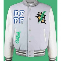 Lil Durk Off White Bomber Jacket Lil Durk Off White Bomber Jacket