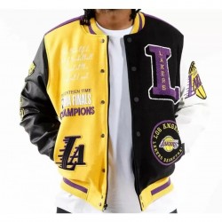 Los Angeles LAKERS Varsity Jacket