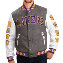 Los Angeles Lakers Challenger Varsity Jacket Los Angeles Lakers Challenger Varsity Jacket