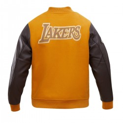 Los Angeles Lakers Classic Wool And Leather Varsity Jacket Los Angeles Lakers Classic Wool And Leather Varsity Jacket