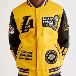 Mash Up Los Angeles Lakers Varsity Jacket Mash Up Los Angeles Lakers Varsity Jacket