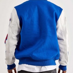Mash Up Philadelphia 76ers Royal Varsity Jacket Mash Up Philadelphia 76ers Royal Varsity Jacket