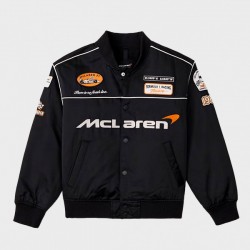 Mclaren Racing Black Bomber Jacket Mclaren Racing Black Bomber Jacket