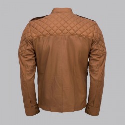 Men Sheepskin Tan Leather Jacket Men Sheepskin Tan Leather Jacket