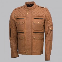 Men Sheepskin Tan Leather Jacket Men Sheepskin Tan Leather Jacket