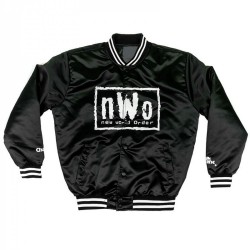 Men's Black Bomber New World Order Jacket