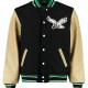 Men's Eagles Bomber Varsity Jacket Men's Eagles Bomber Varsity Jacket front view bomber jacket