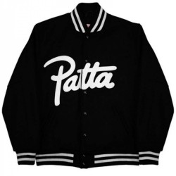 Men's Patta Varsity Black Jacket Men's Patta Varsity Black Jacket