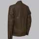 Men's Sheepskin Quilted Leather Jacket