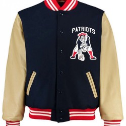 Men's Varsity Patriots Letterman Jacket