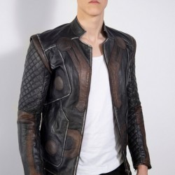 Mens 2 In 1 Thor Vintage Moto Quilted Leather Jacket Mens 2 In 1 Thor Vintage Moto Quilted Leather Jacket