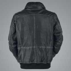 Mens Bike Racer Black Leather Jacket Mens Bike Racer Black Leather Jacket