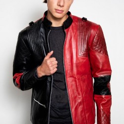 Mens Harley Live Fast Die Clown Leather Halloween Costume Jacket Mens Harley Live Fast Die Clown Leather Halloween Costume Jacket