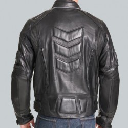 Mens Padded Leather Motorcycle Jacket Mens Padded Leather Motorcycle Jacket