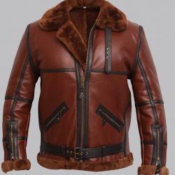 New Men's RAF British Shearling Aviator Leather Jacket New Men's RAF British Shearling Aviator Leather Jacket