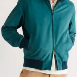 Men’s Bomber Rain System Piana Suede Jacket Men’s Bomber Rain System Piana Suede Jacket