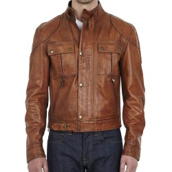 Men’s Gangster Leather Jacket Men’s Gangster Leather Jacket