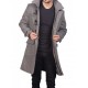Men’s Grey Duffle Wool Coat