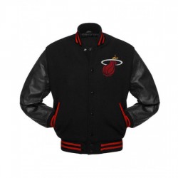 Miami Heat Varsity Bomber Jacket