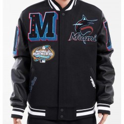 Miami Marlins Mash Up Varsity Jacket
