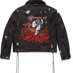 Michael B Jordan Black Naruto Jacket