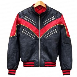 Miles Morales Spider-Man Black Motorcycle Leather Jacket  Miles Morales Spider-Man Black Motorcycle Leather Jacket