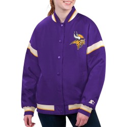 Minnesota Vikings Tournament Purple Varsity Jacket