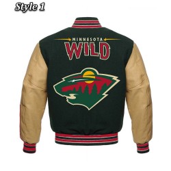Minnesota Wild Classic Varsity Jacket Minnesota Wild Classic Varsity Jacket
