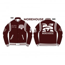 Morehouse University Unisex Varsity Jacket Morehouse University Unisex Varsity Jacket