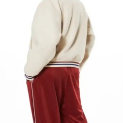 Motif-Detail Signature Varsity Jacket