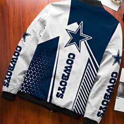 Dallas Cowboys White and Navy Jacket Dallas Cowboys White and Navy Jacket