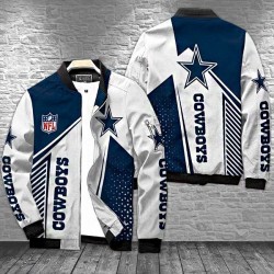 Dallas Cowboys White and Navy Jacket Dallas Cowboys White and Navy Jacket