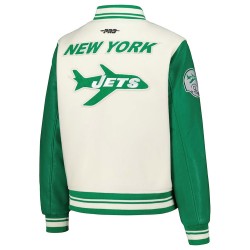 NY Jets Retro Classic Varsity Jacket NY Jets Retro Classic Varsity Jacket