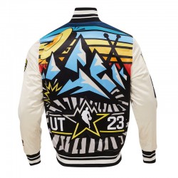 All Star 2023 Rib White Satin Jacket All Star 2023 Rib White Satin Jacket