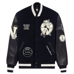 New Balance Varsity Wool and Leather Jacket New Balance Varsity Wool and Leather Jacket