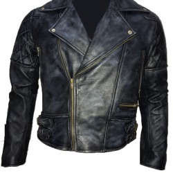 New Men's Classic Diamond Biker Distressed Vintage Leather Jacket New Men's Classic Diamond Biker Distressed Vintage Leather Jacket