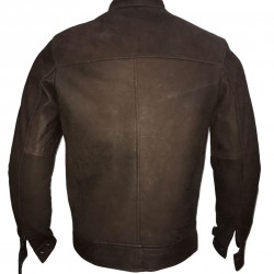 New Men's Vintage Biker Choco Buff Skin Motorcycle Cafe Racer Leather Jacket New Men's Vintage Biker Choco Buff Skin Motorcycle Cafe Racer Leather Jacket