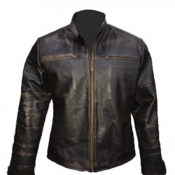New Men's Vintage Biker Retro Motorcycle Cafe Racer Distressed Leather Jacket New Men's Vintage Biker Retro Motorcycle Cafe Racer Distressed Leather Jacket