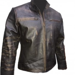 New Men's Vintage Biker Retro Motorcycle Cafe Racer Distressed Leather Jacket New Men's Vintage Biker Retro Motorcycle Cafe Racer Distressed Leather Jacket